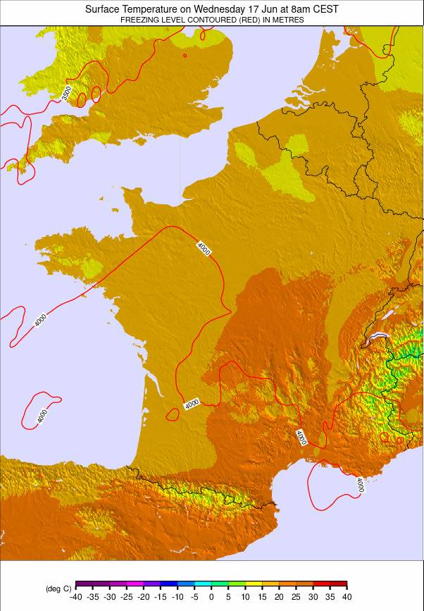France weather map - click to go back to main thumbnail page