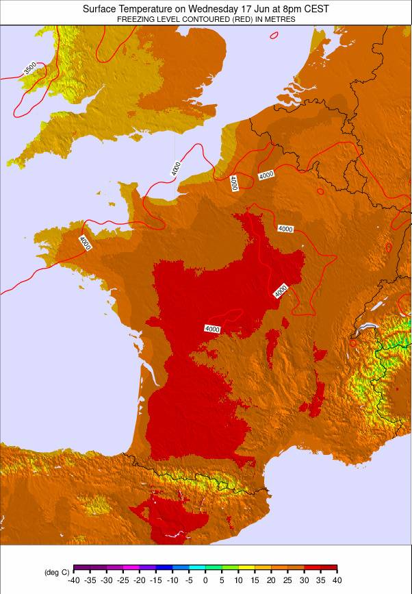 France weather map - click to go back to main thumbnail page