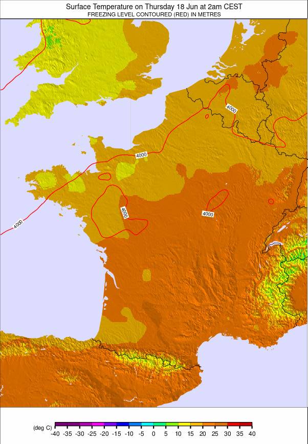 France weather map - click to go back to main thumbnail page