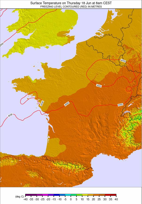 France weather map - click to go back to main thumbnail page