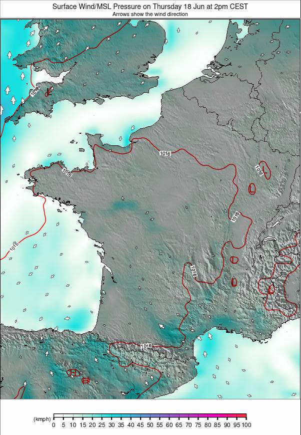 France weather map - click to go back to main thumbnail page