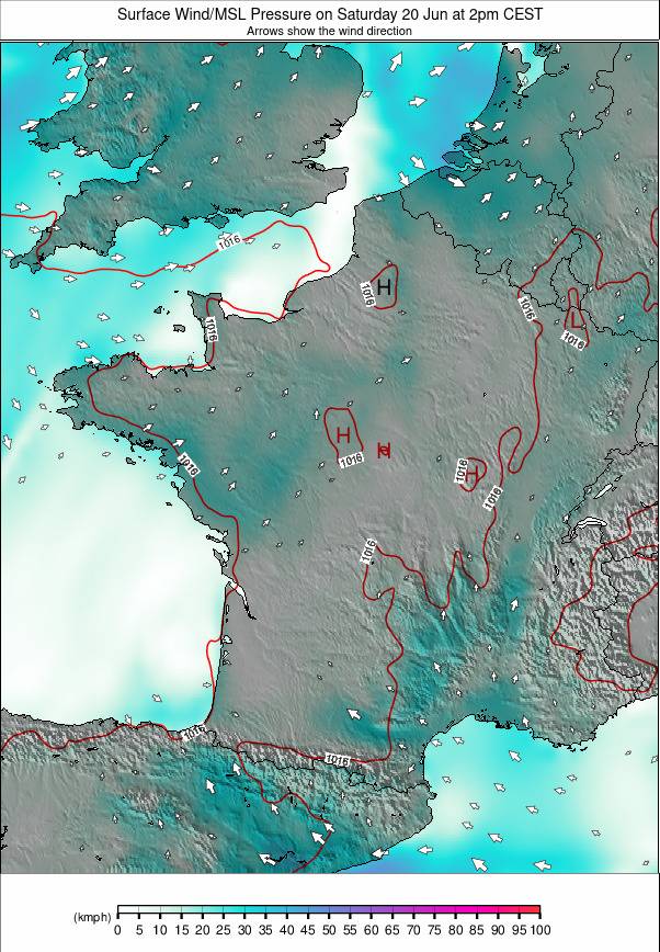 France weather map - click to go back to main thumbnail page