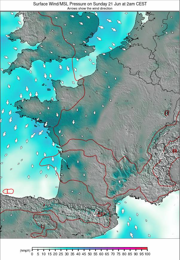 France weather map - click to go back to main thumbnail page