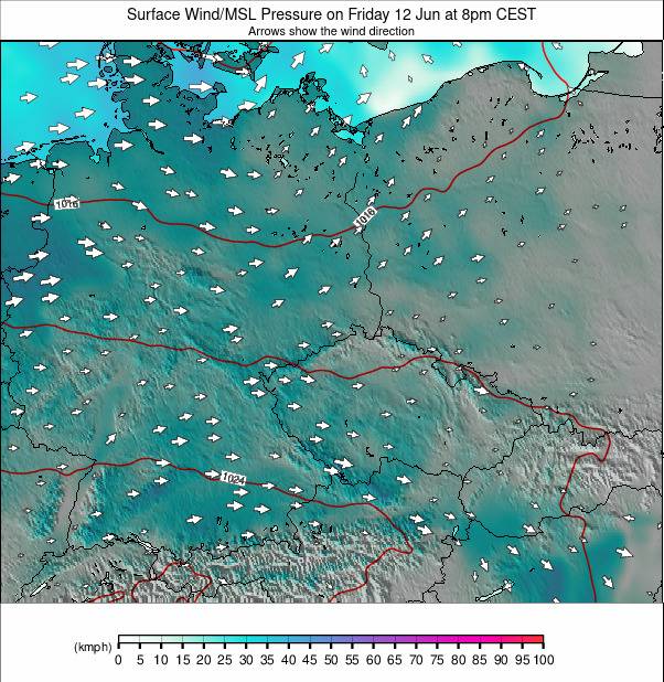 Germany weather map - click to go back to main thumbnail page
