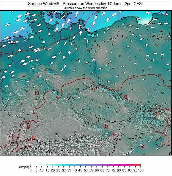 Germany weather map - click to go back to main thumbnail page