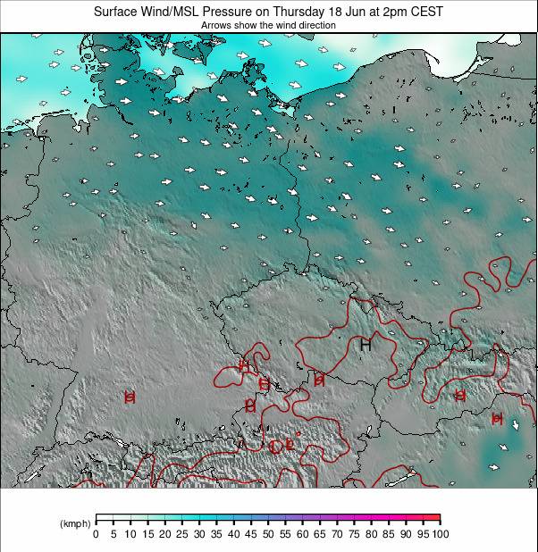 Germany weather map - click to go back to main thumbnail page