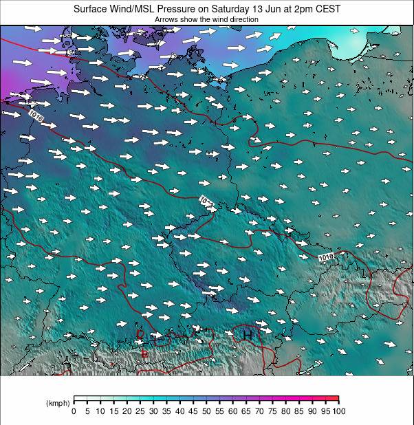 Germany weather map - click to go back to main thumbnail page
