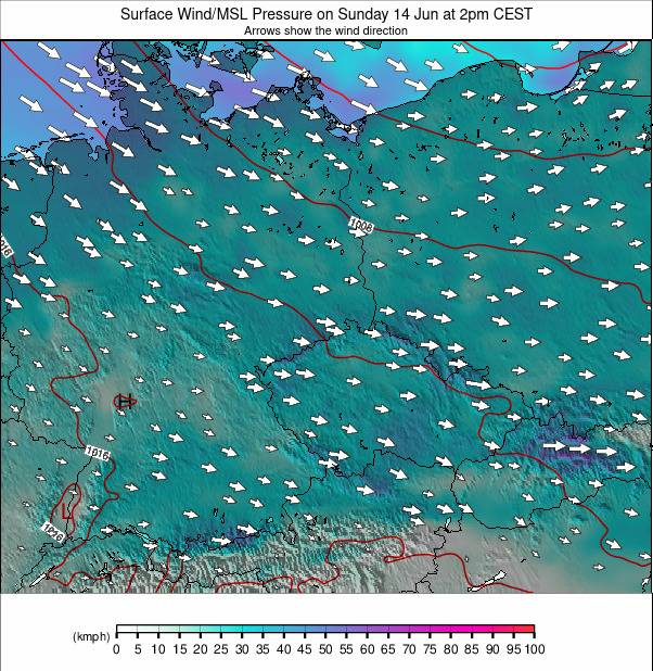 Germany weather map - click to go back to main thumbnail page