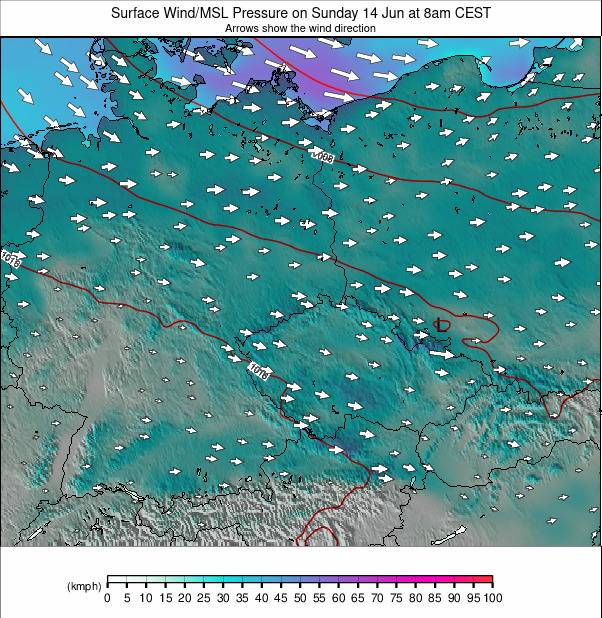 Germany weather map - click to go back to main thumbnail page