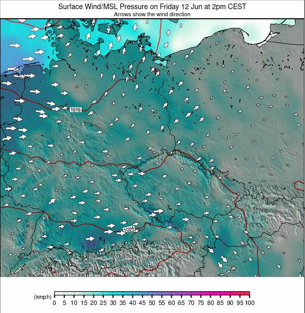 Germany weather map - click to go back to main thumbnail page