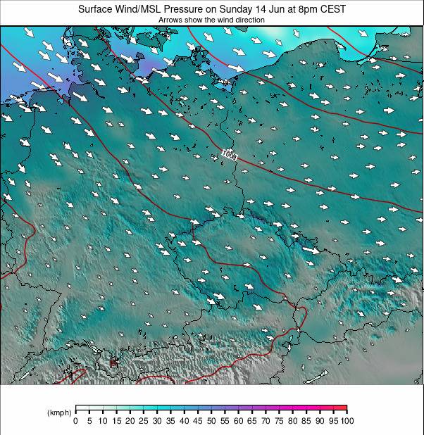 Germany weather map - click to go back to main thumbnail page
