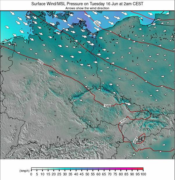 Germany weather map - click to go back to main thumbnail page