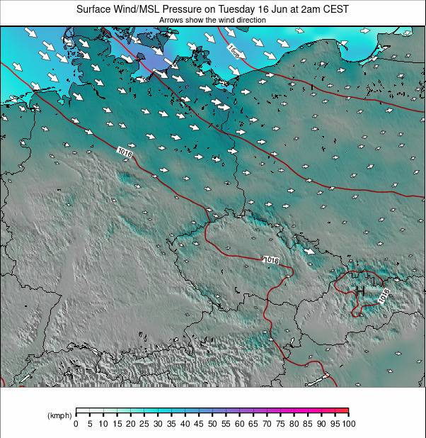 Germany weather map - click to go back to main thumbnail page