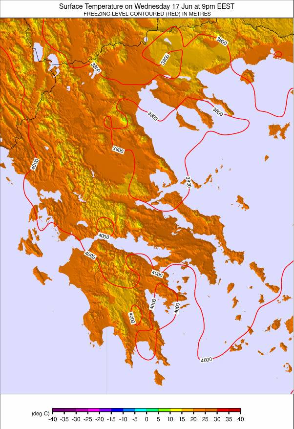 Greece weather map - click to go back to main thumbnail page