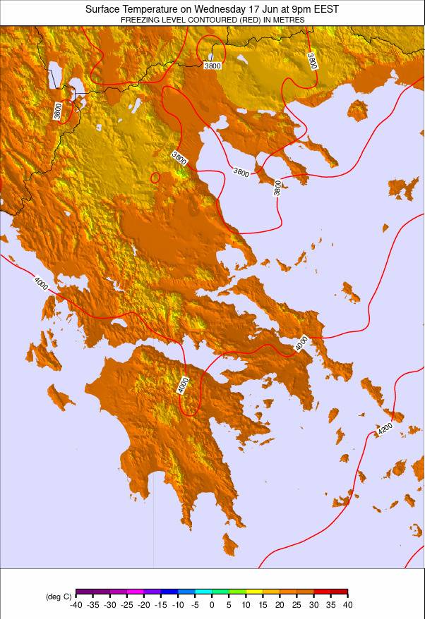 Greece weather map - click to go back to main thumbnail page