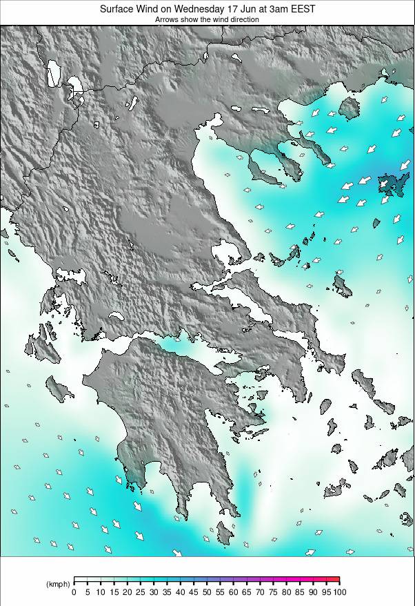 Greece weather map - click to go back to main thumbnail page