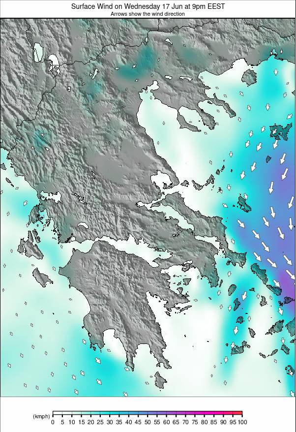 Greece weather map - click to go back to main thumbnail page