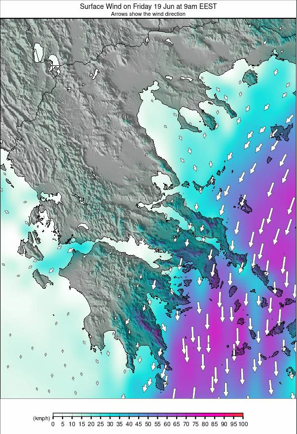 Greece weather map - click to go back to main thumbnail page