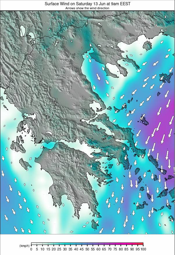 Greece weather map - click to go back to main thumbnail page