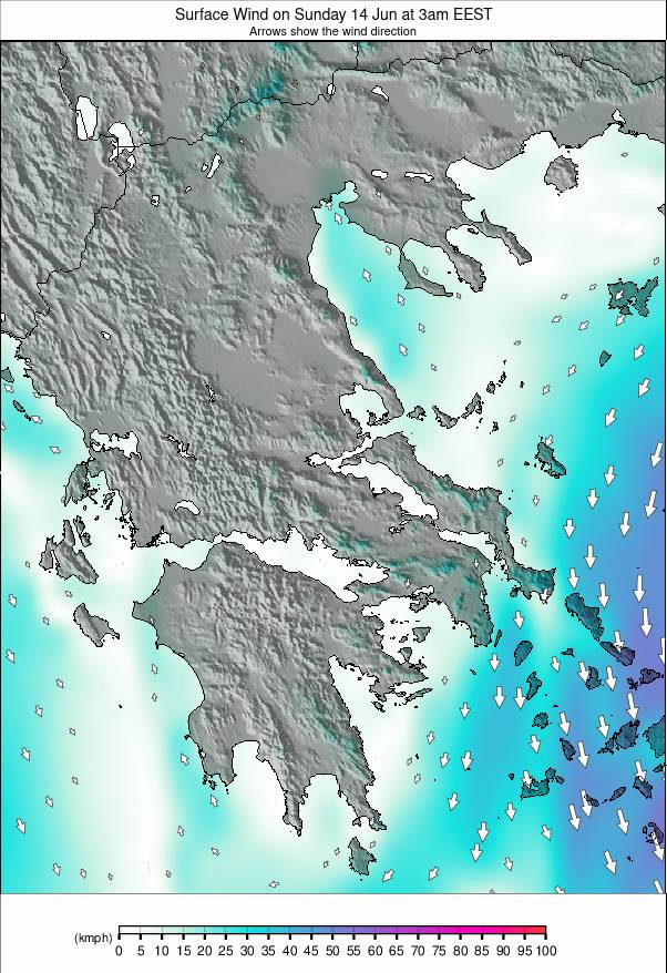 Greece weather map - click to go back to main thumbnail page
