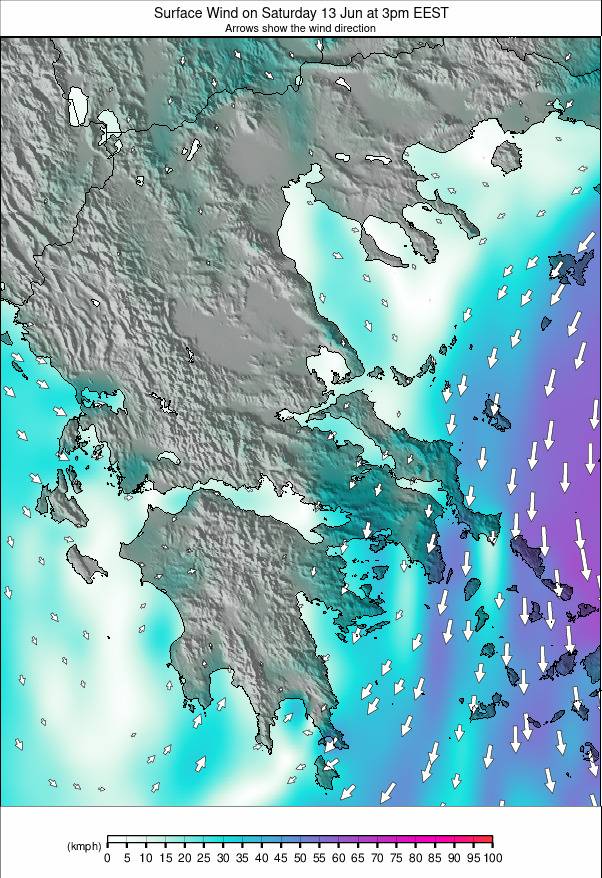 Greece weather map - click to go back to main thumbnail page