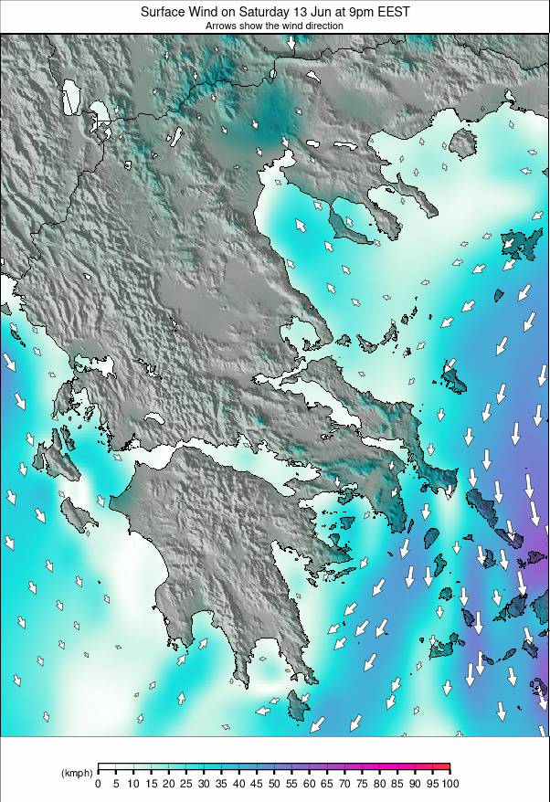 Greece weather map - click to go back to main thumbnail page