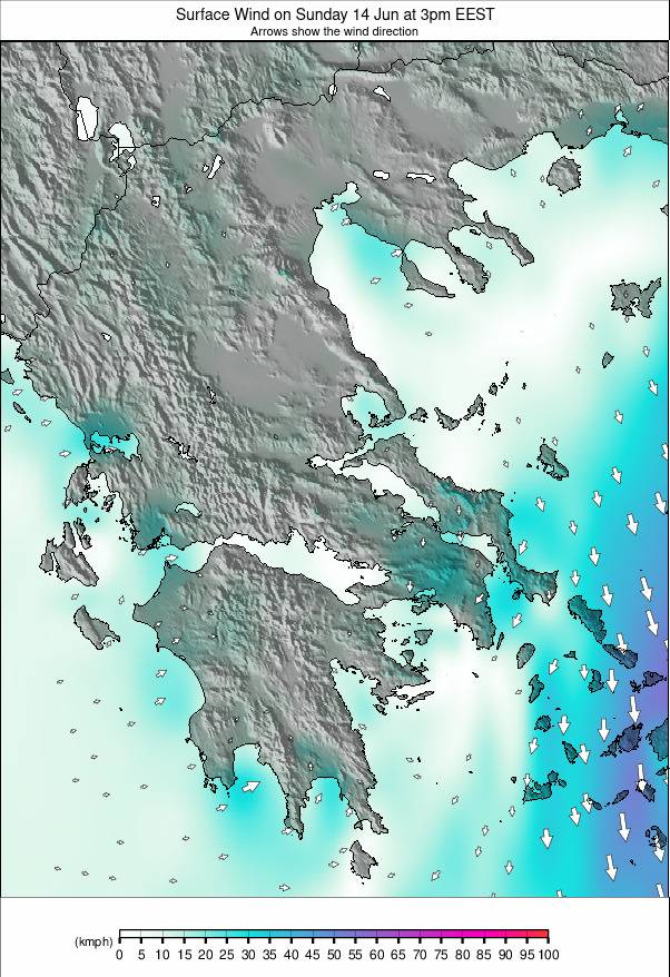 Greece weather map - click to go back to main thumbnail page