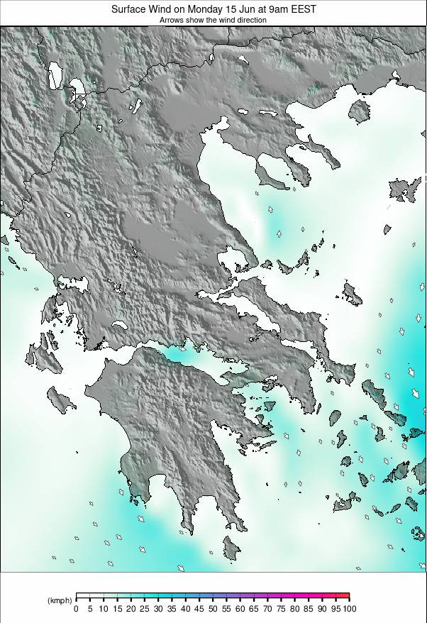 Greece weather map - click to go back to main thumbnail page