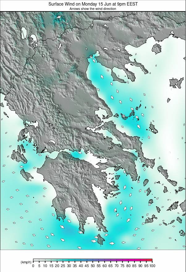 Greece weather map - click to go back to main thumbnail page