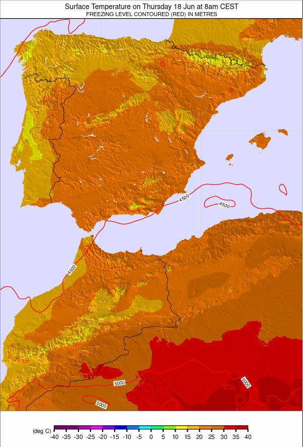 Spain weather map - click to go back to main thumbnail page