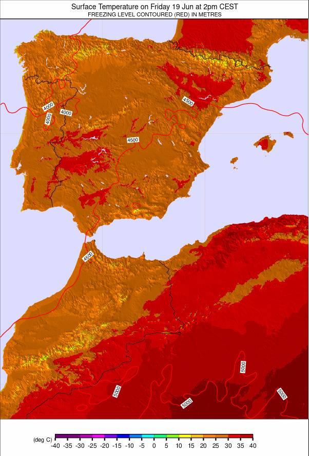 Spain weather map - click to go back to main thumbnail page
