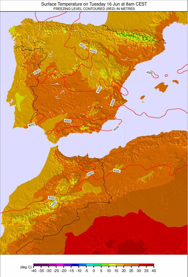 Spain weather map - click to go back to main thumbnail page