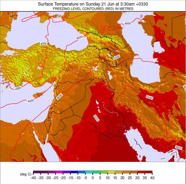Middle East weather map - click to go back to main thumbnail page