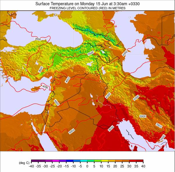 Middle East weather map - click to go back to main thumbnail page