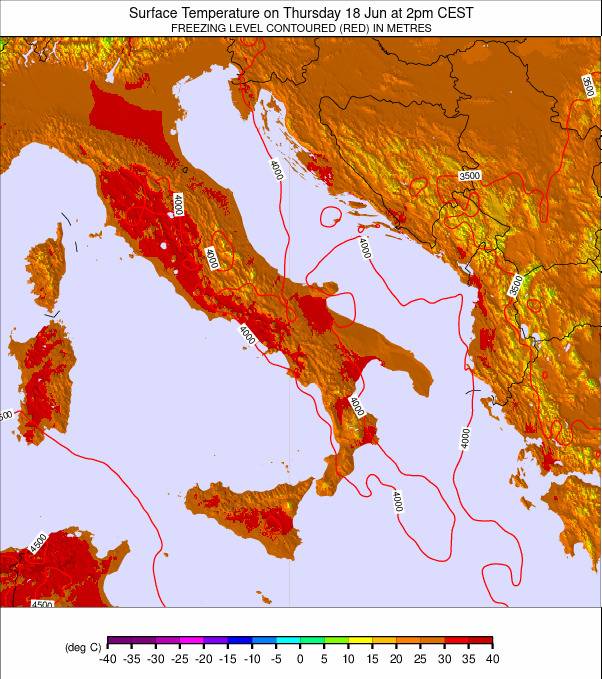Italy weather map - click to go back to main thumbnail page