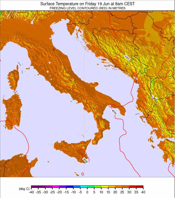 Italy weather map - click to go back to main thumbnail page