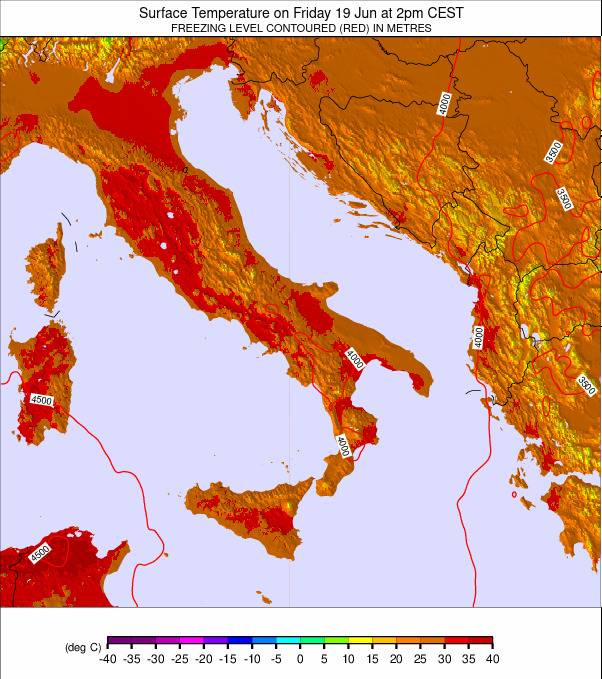Italy weather map - click to go back to main thumbnail page