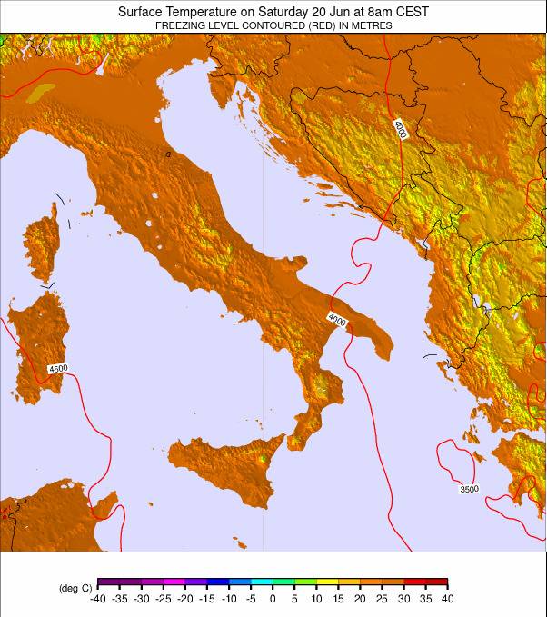 Italy weather map - click to go back to main thumbnail page