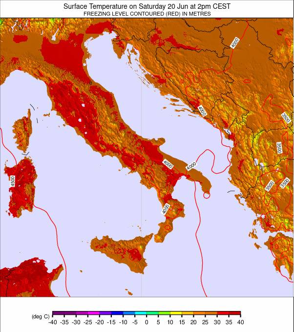 Italy weather map - click to go back to main thumbnail page