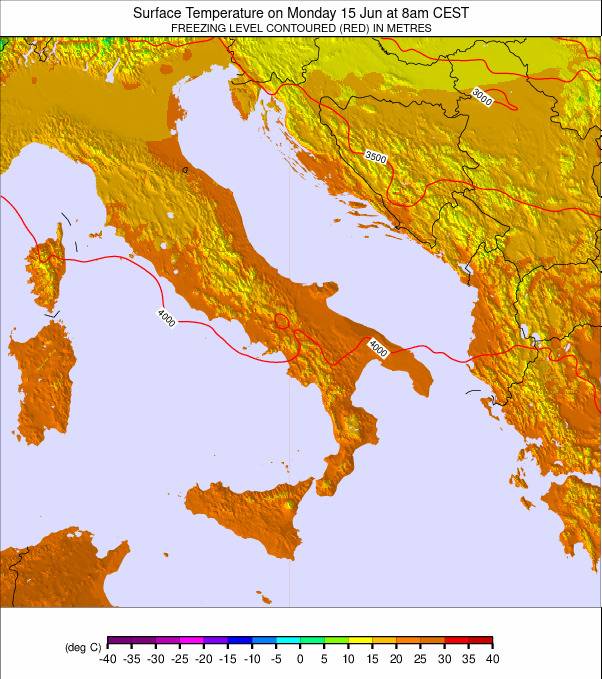 Italy weather map - click to go back to main thumbnail page
