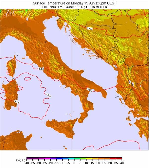 Italy weather map - click to go back to main thumbnail page