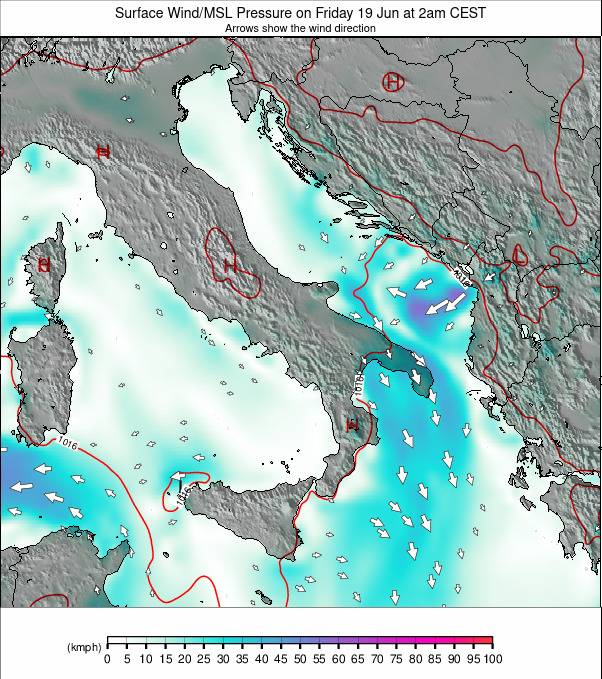 Italy weather map - click to go back to main thumbnail page