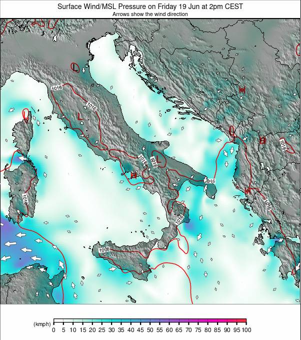 Italy weather map - click to go back to main thumbnail page