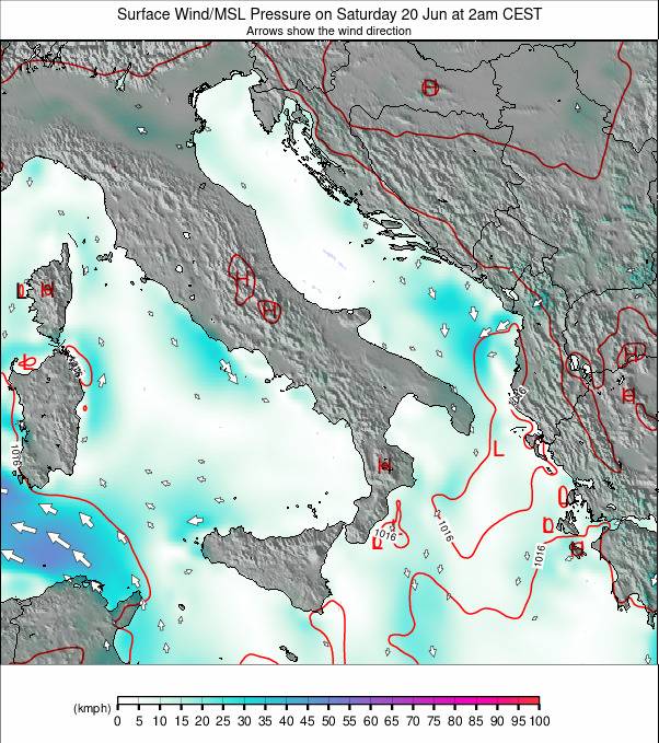 Italy weather map - click to go back to main thumbnail page