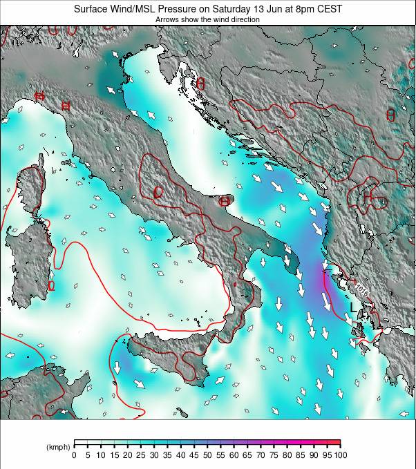 Italy weather map - click to go back to main thumbnail page
