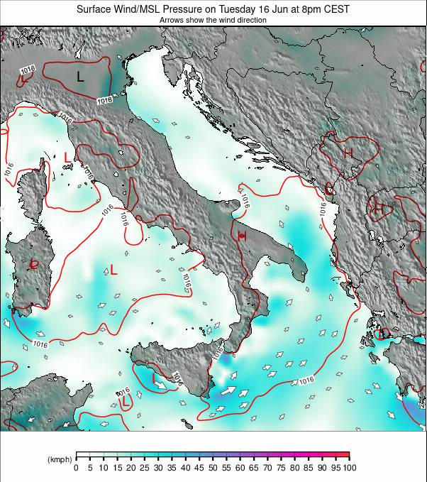 Italy weather map - click to go back to main thumbnail page