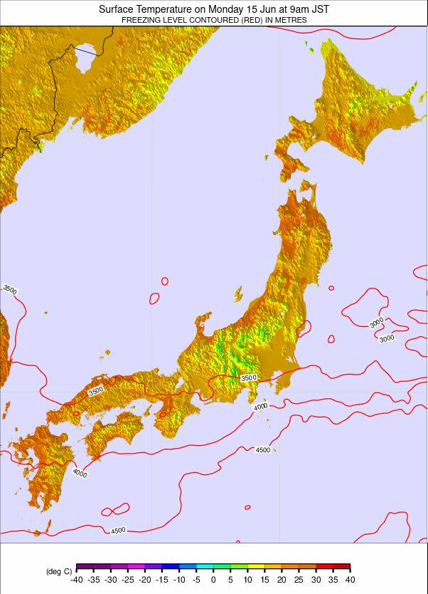 Japan weather map - click to go back to main thumbnail page