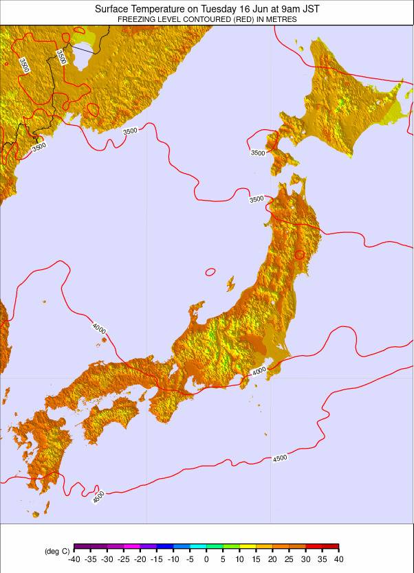 Japan weather map - click to go back to main thumbnail page
