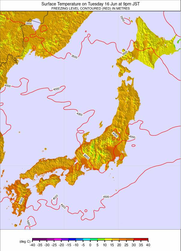 Japan weather map - click to go back to main thumbnail page