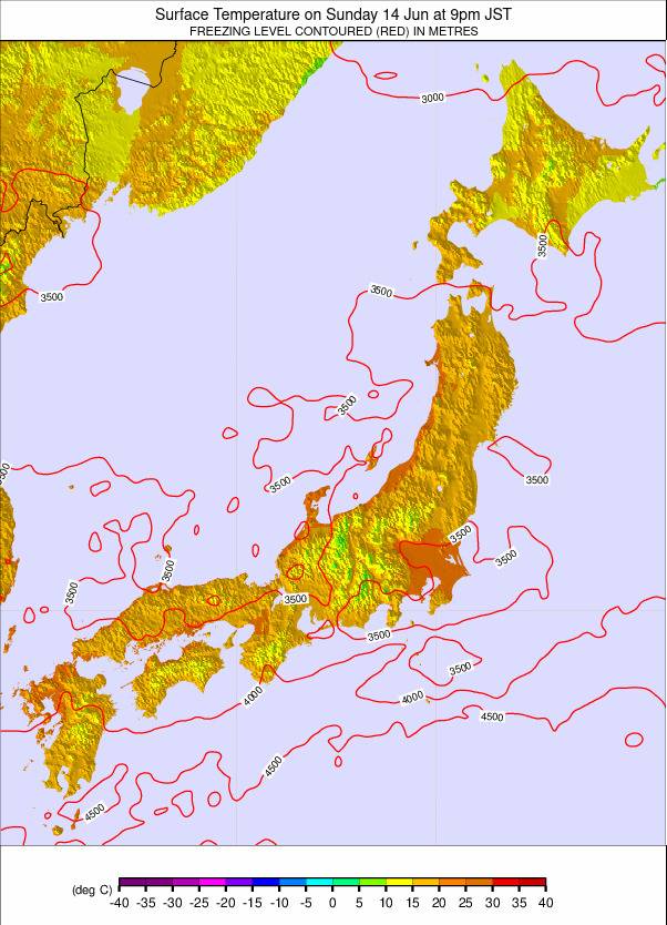 Japan weather map - click to go back to main thumbnail page